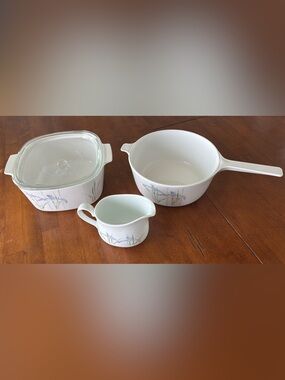Corningware dishes set - Shadow Iris